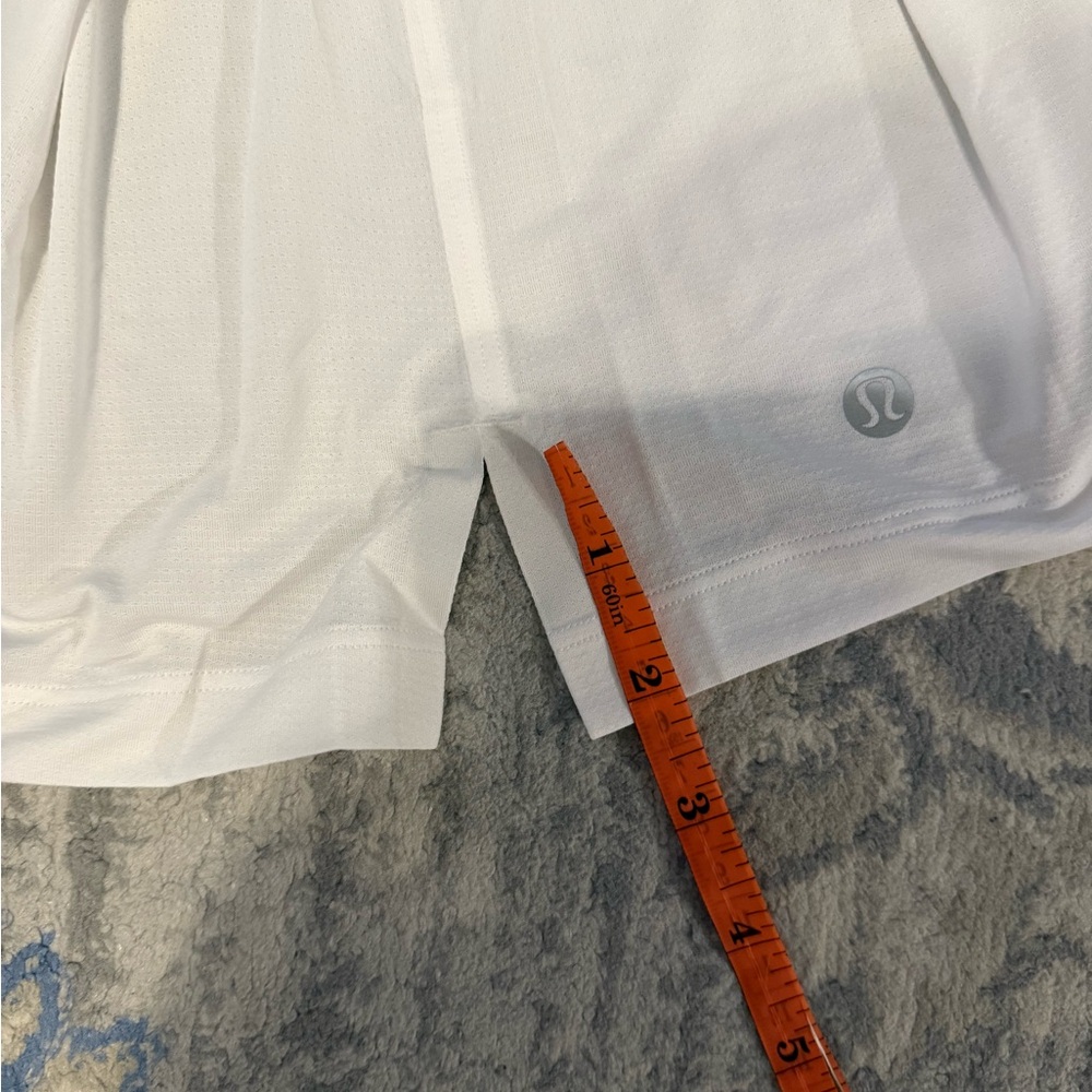 Lululemon Ultralight Waist-Length T-Shirt White - Picture 10 of 11